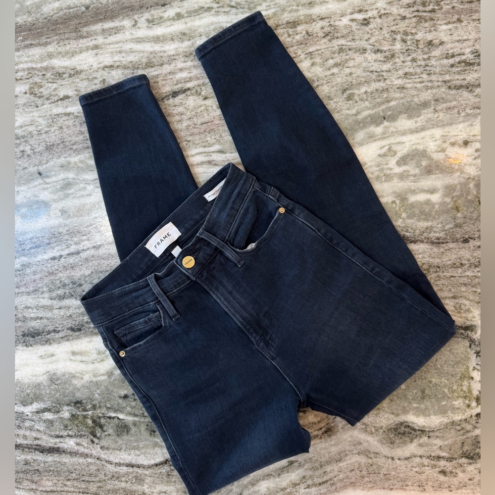 FRAME Jeans “Ali High-Rise Cigarette” Jean Size 24